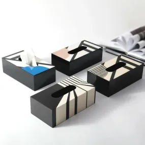 Nordic Style Wooden Tissue Box