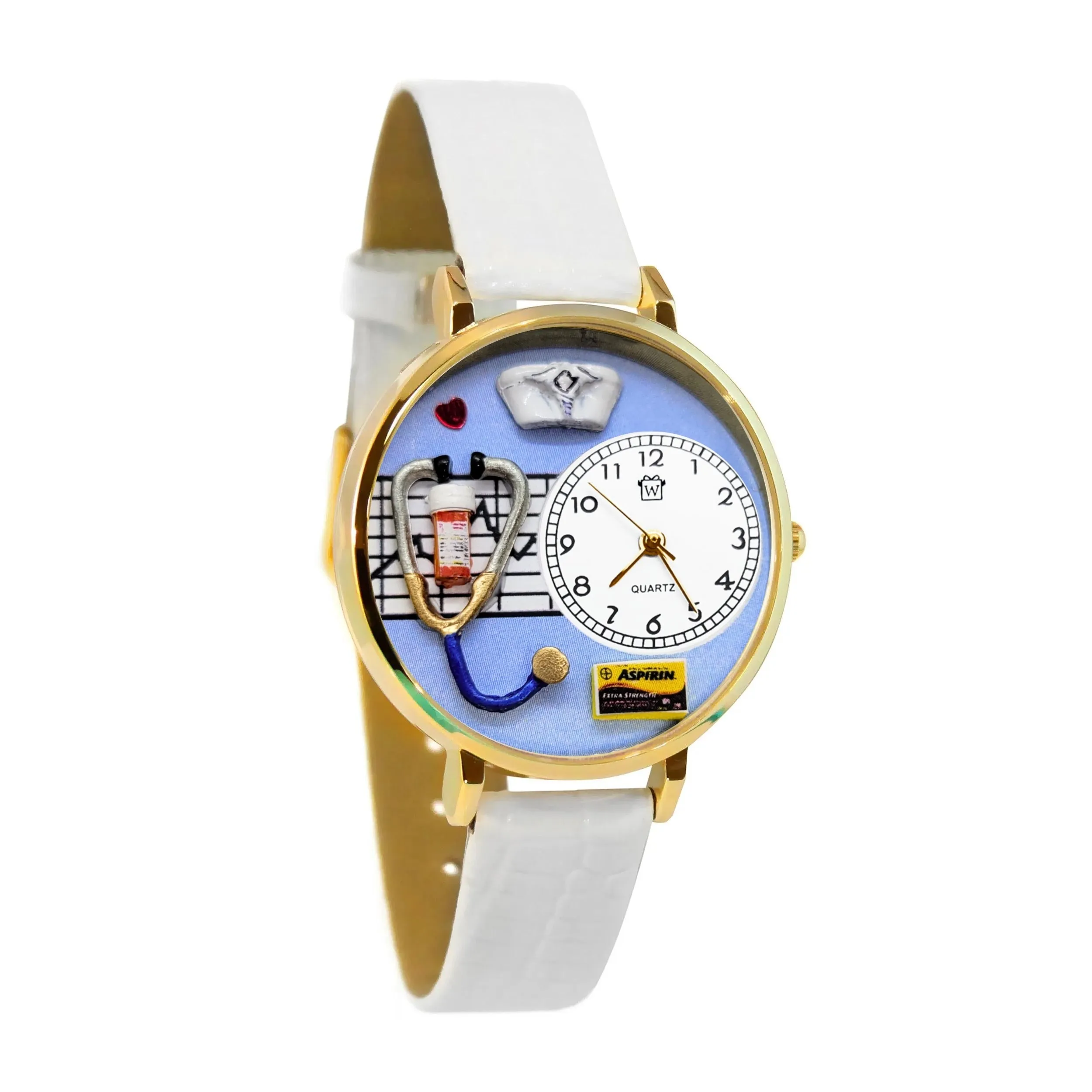 Nurse Blue 3D Watch Large Style
