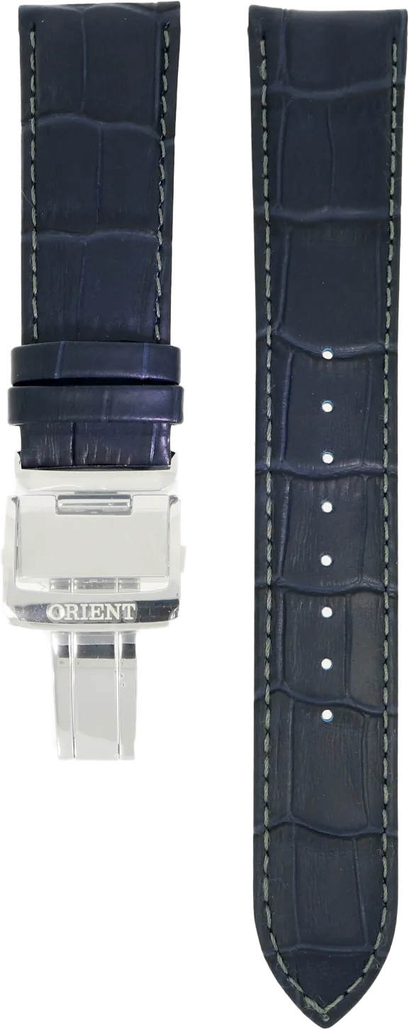 Orient Blue Leather Strap 22mm UDEYDSD