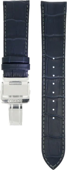 Orient Blue Leather Strap 22mm UDEYDSD