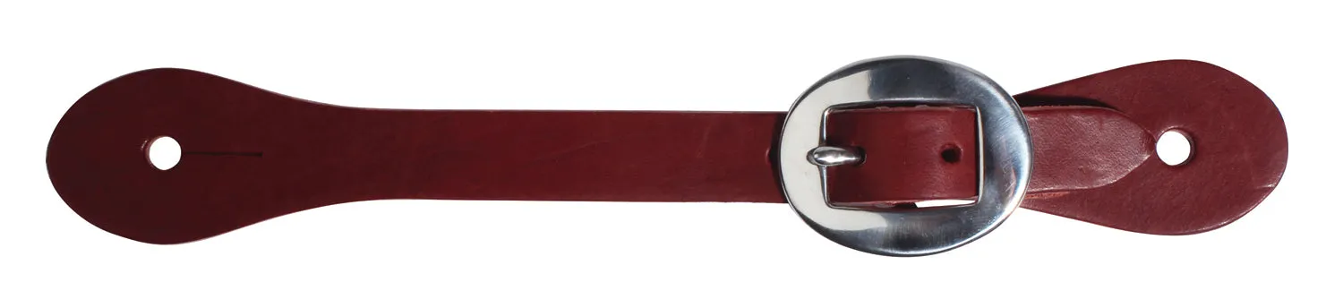 Plain Leather Spur Straps for Men