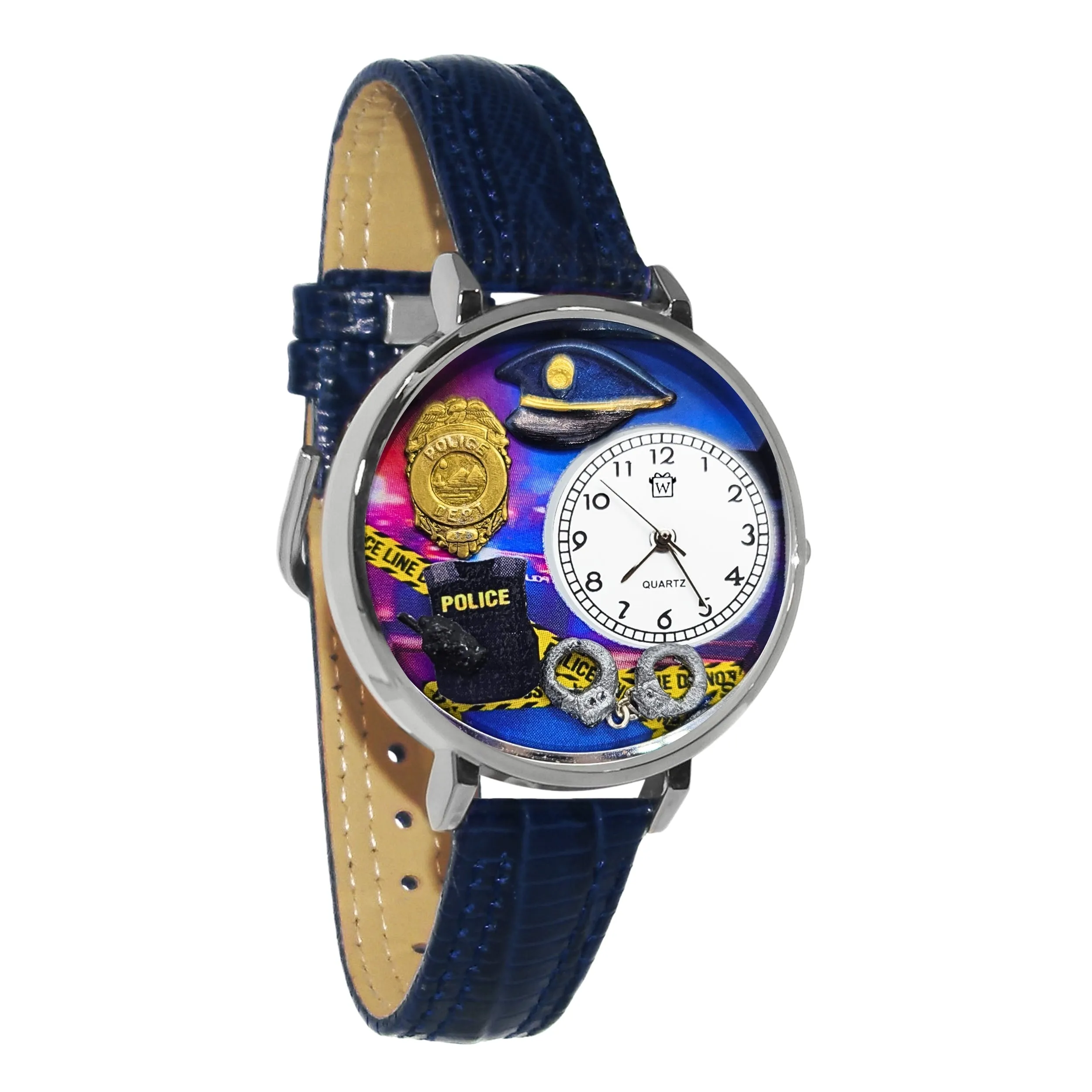 Police Officer 3D Watch Large Style
