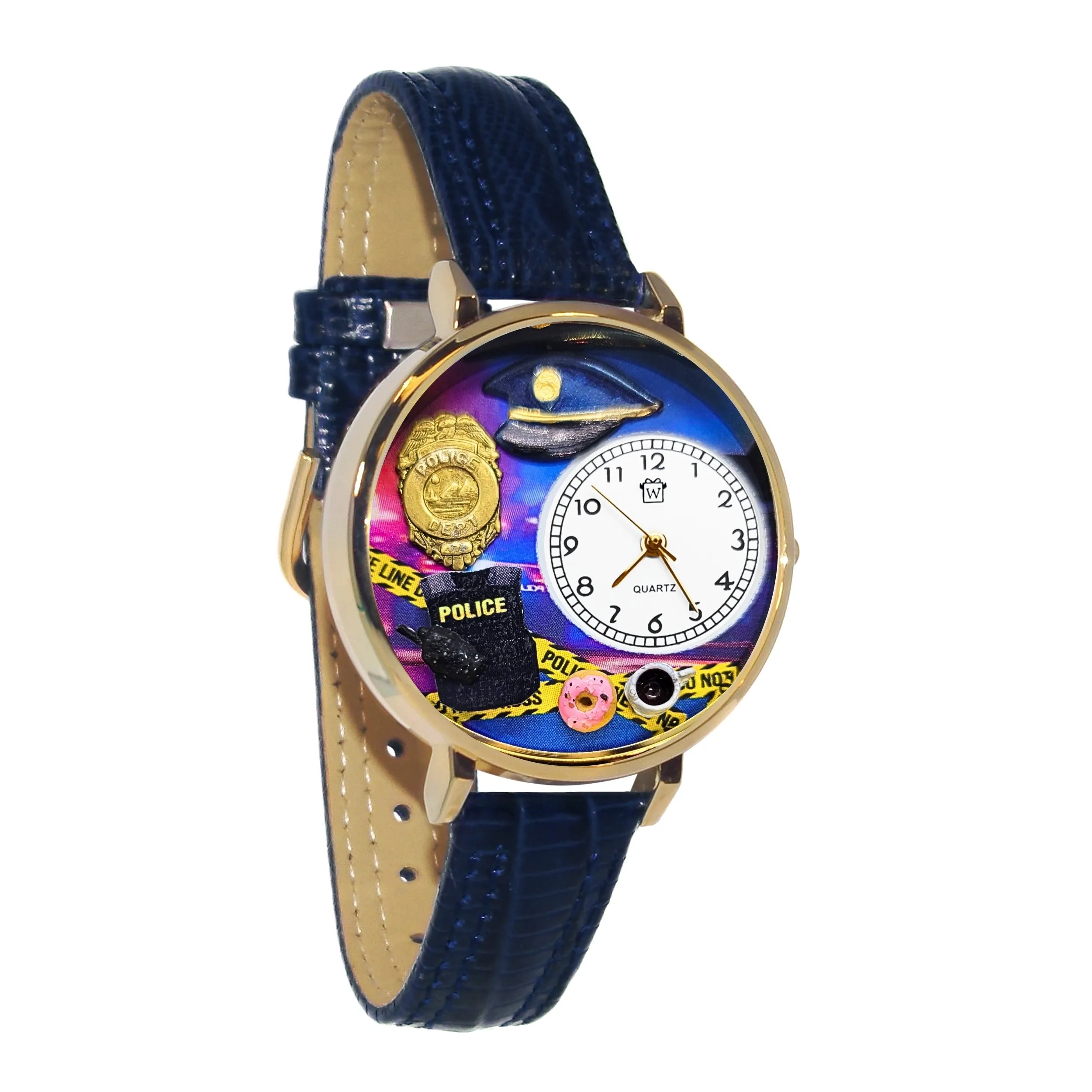 Police Officer 3D Watch Large Style