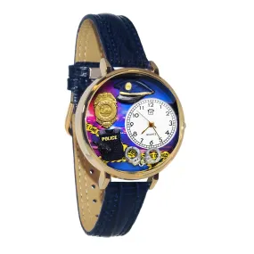 Police Officer 3D Watch Large Style