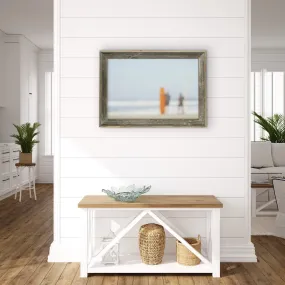 "Two Watch" | Surfer Print with Barnwood Frame