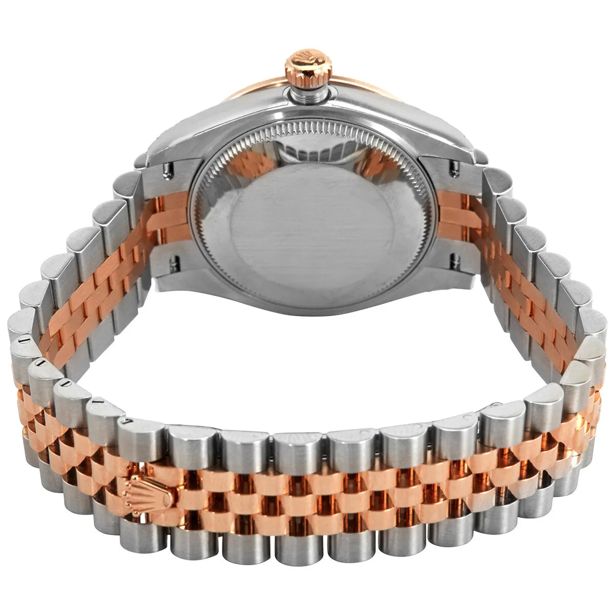 Rolex Datejust 31 Silver Diamond Dial Automatic Ladies Steel and 18kt Everose Gold Jubilee Watch 278381SDJ