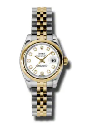 Rolex Datejust Automatic Stainless Steel 18kt Yellow Gold Jubilee Ladies Watch 179163WDJ