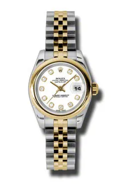 Rolex Datejust Automatic Stainless Steel 18kt Yellow Gold Jubilee Ladies Watch 179163WDJ