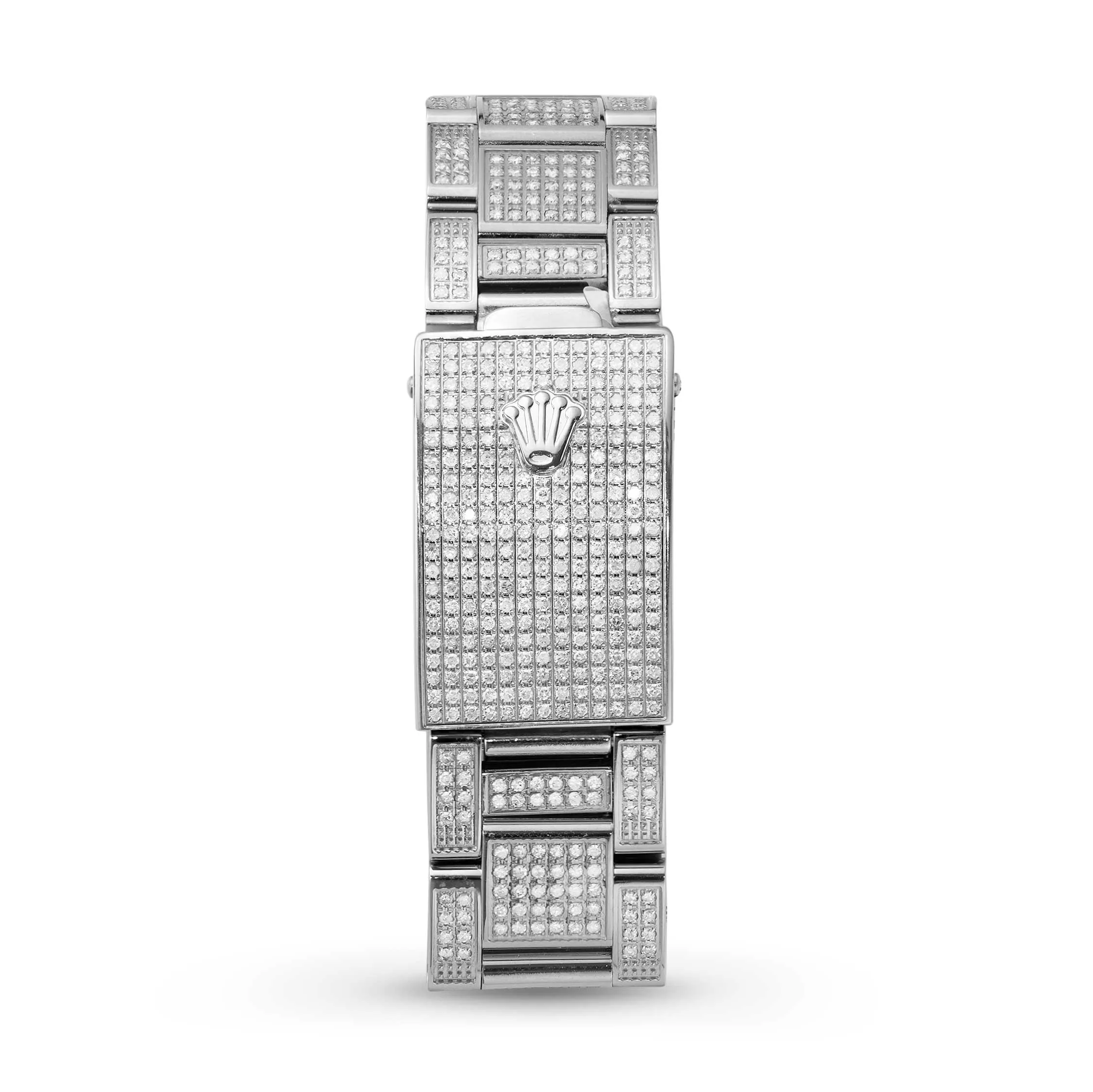 Rolex Datejust Diamond Bezel Watch 36mm Black Arabic Numeral Dial | 11ct