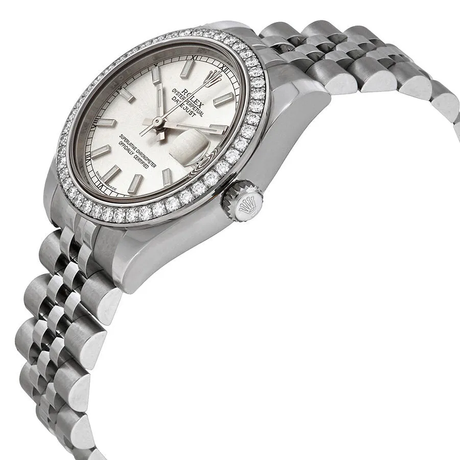 Rolex Datejust Lady 31 Silver Dial Stainless Steel Jubilee Bracelet Automatic Watch 178384SSJ