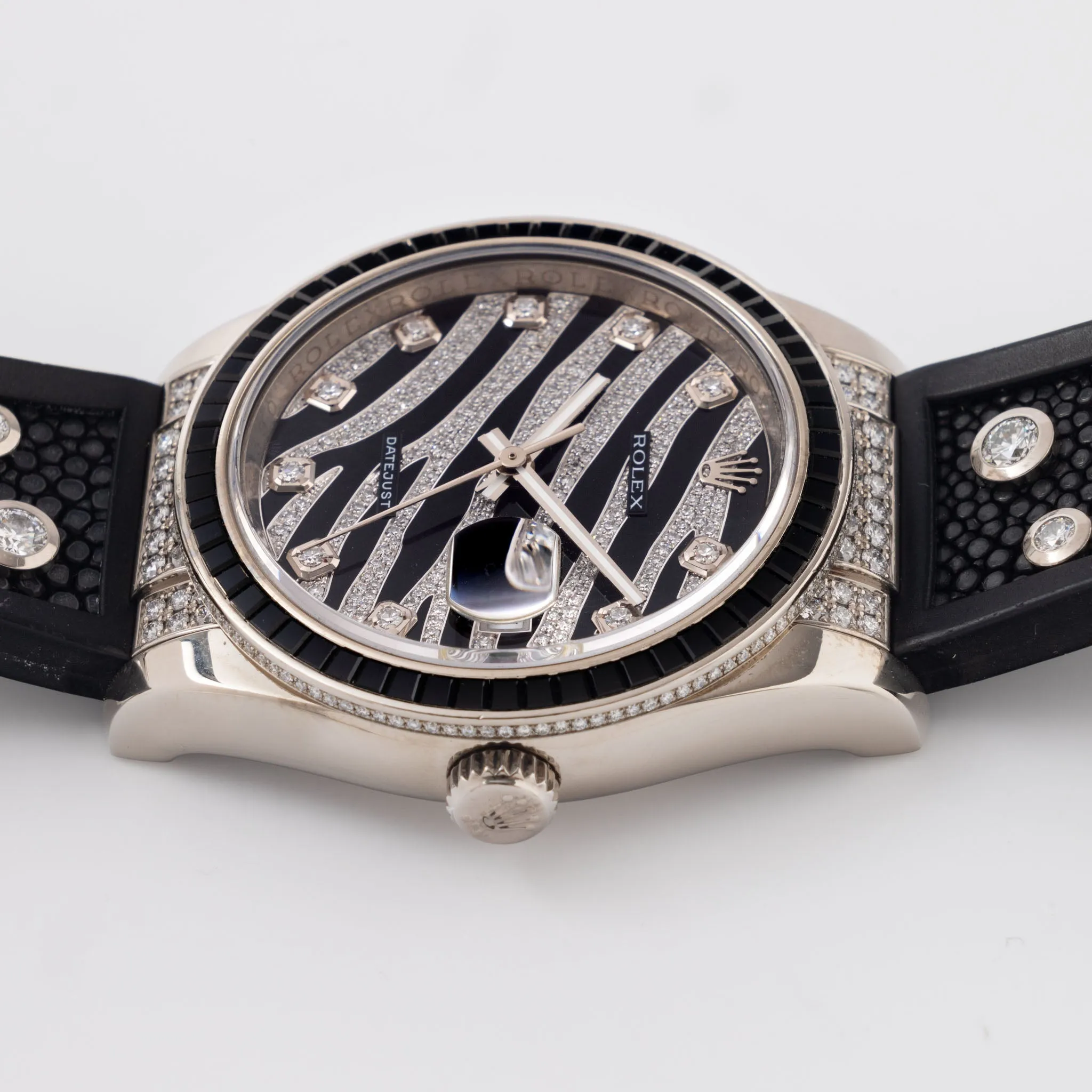Rolex Datejust White Gold "Zebra" Guarantee Card Ref 116199SANR