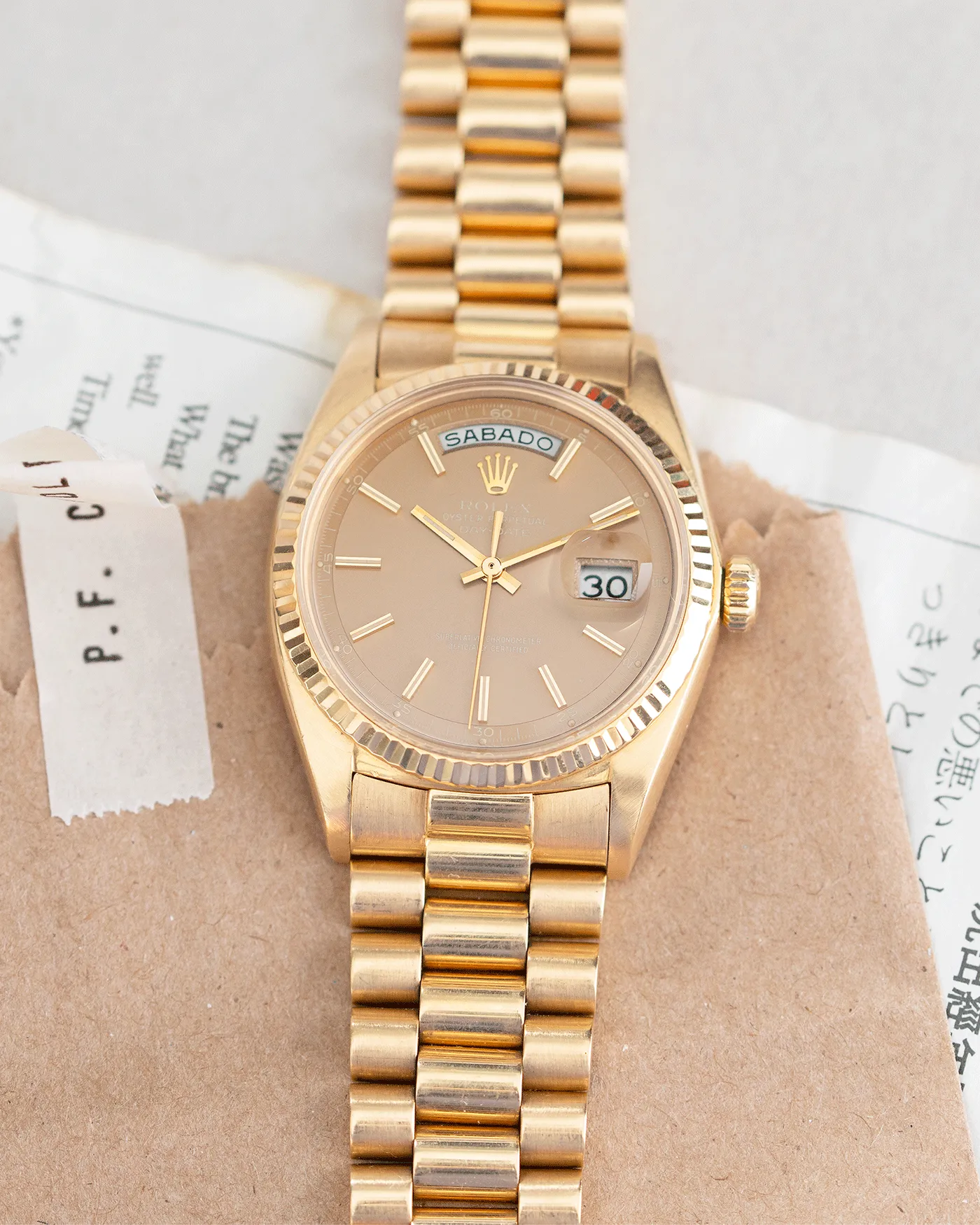Rolex Day Date 1803 Caramel Ghost Dial