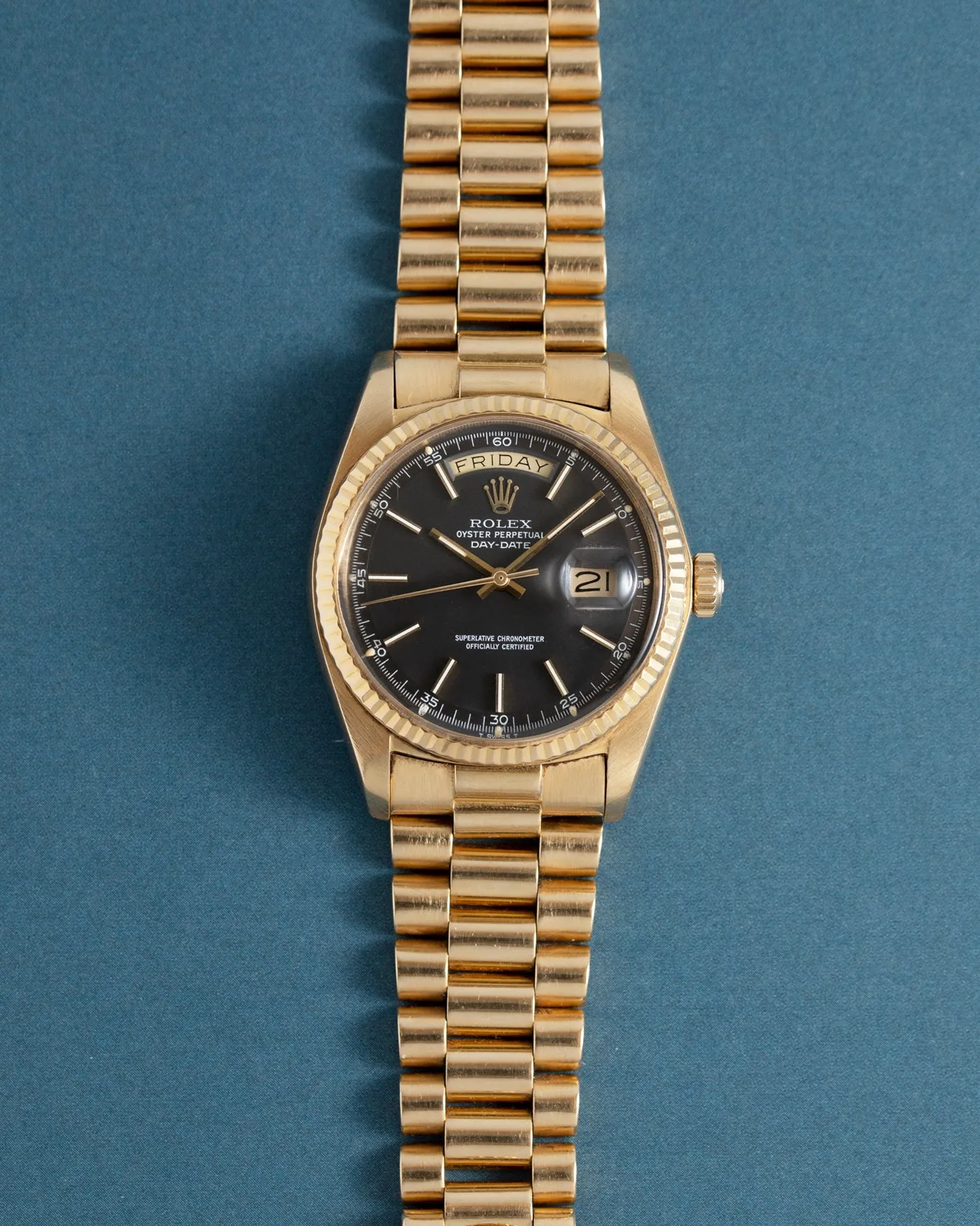 Rolex Day Date 1803 Matte Grey Brown