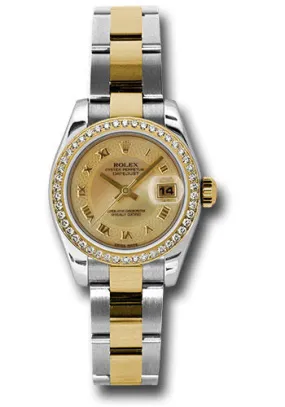 Rolex Lady Datejust Champagne Mother of Pearl Dial Automatic Watch 179383CMRO
