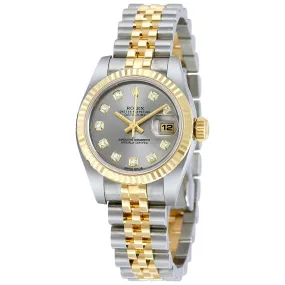 Rolex Lady Datejust Stainless Steel and 18K Yellow Gold Ladies Watch 179173RDJ