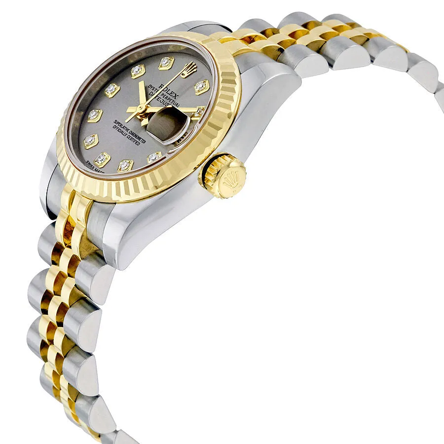 Rolex Lady Datejust Stainless Steel and 18K Yellow Gold Ladies Watch 179173RDJ