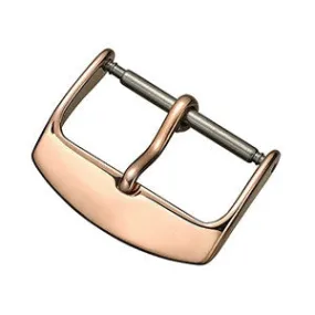 Rose Gold Plated Stainless Steel Leather Buckles