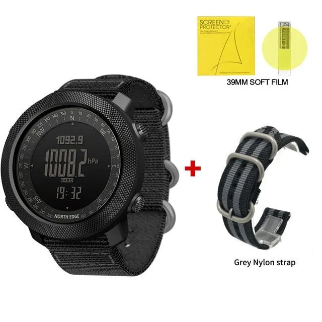 Running Swimming Altimeter Barometer Compass Multi Functional Waterproof Smartwatches