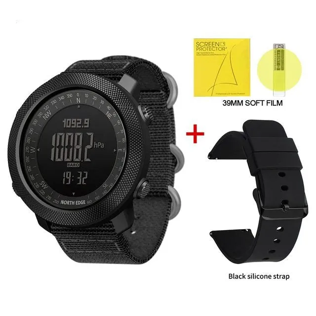 Running Swimming Altimeter Barometer Compass Multi Functional Waterproof Smartwatches