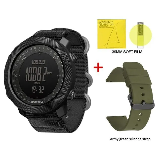 Running Swimming Altimeter Barometer Compass Multi Functional Waterproof Smartwatches