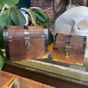 Rustic Wooden Treasure Chest