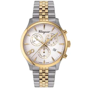 Salvatore Ferragamo Men's Duo Silver Dial Watch - SFEZ00220