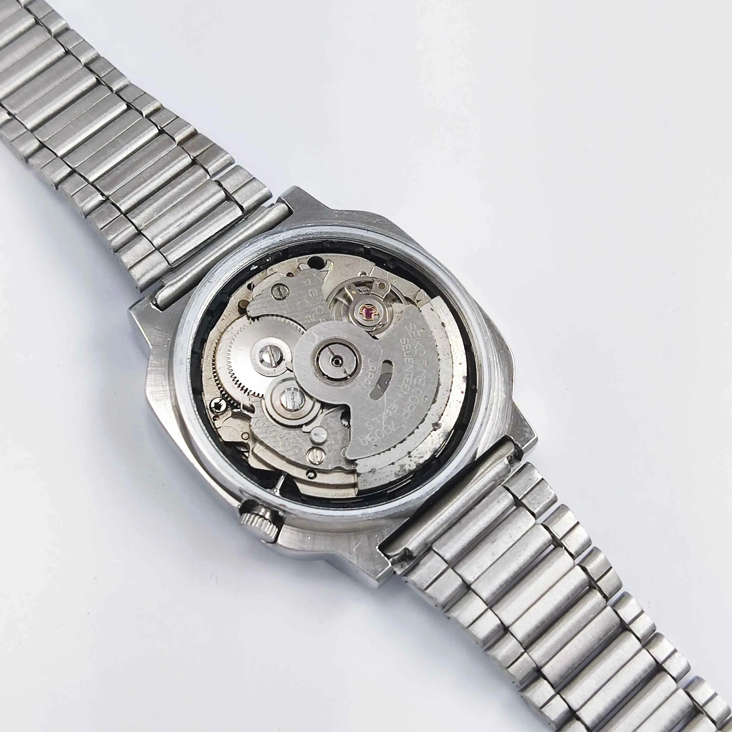 Seiko 5 Automatic 7019A 21 Jewels Golden Dial Men's Watch