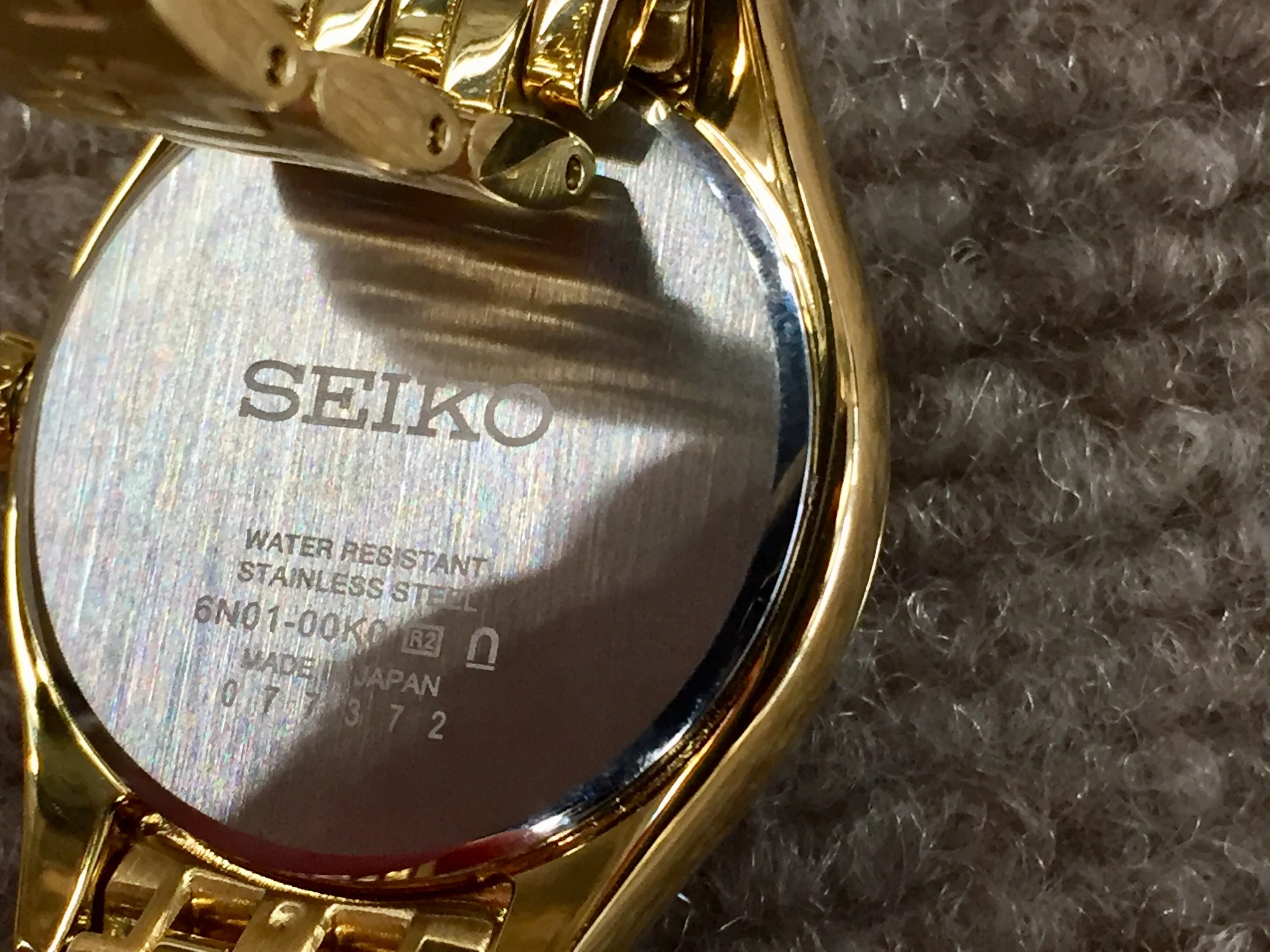 Seiko Gold Tone Crystal Women's Watch