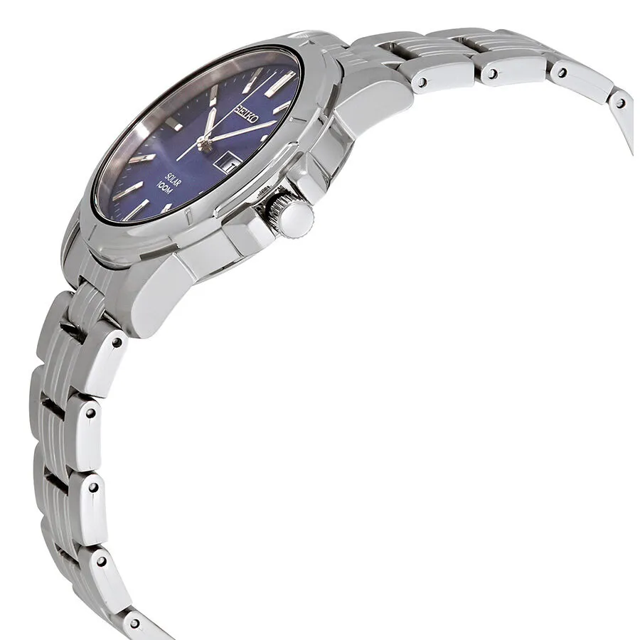 Seiko Solar Blue Dial Men's Watch SNE501