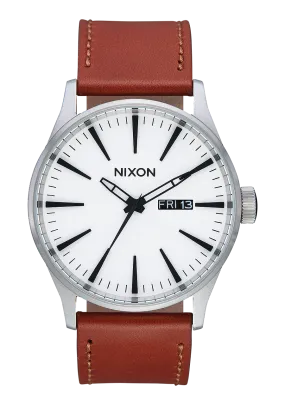 Sentry Leather - White Sunray / Saddle