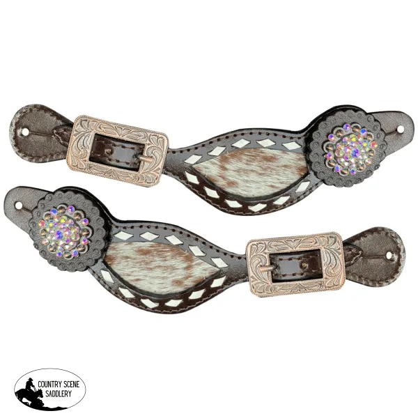 Showman ® Ladies Leather spur strap