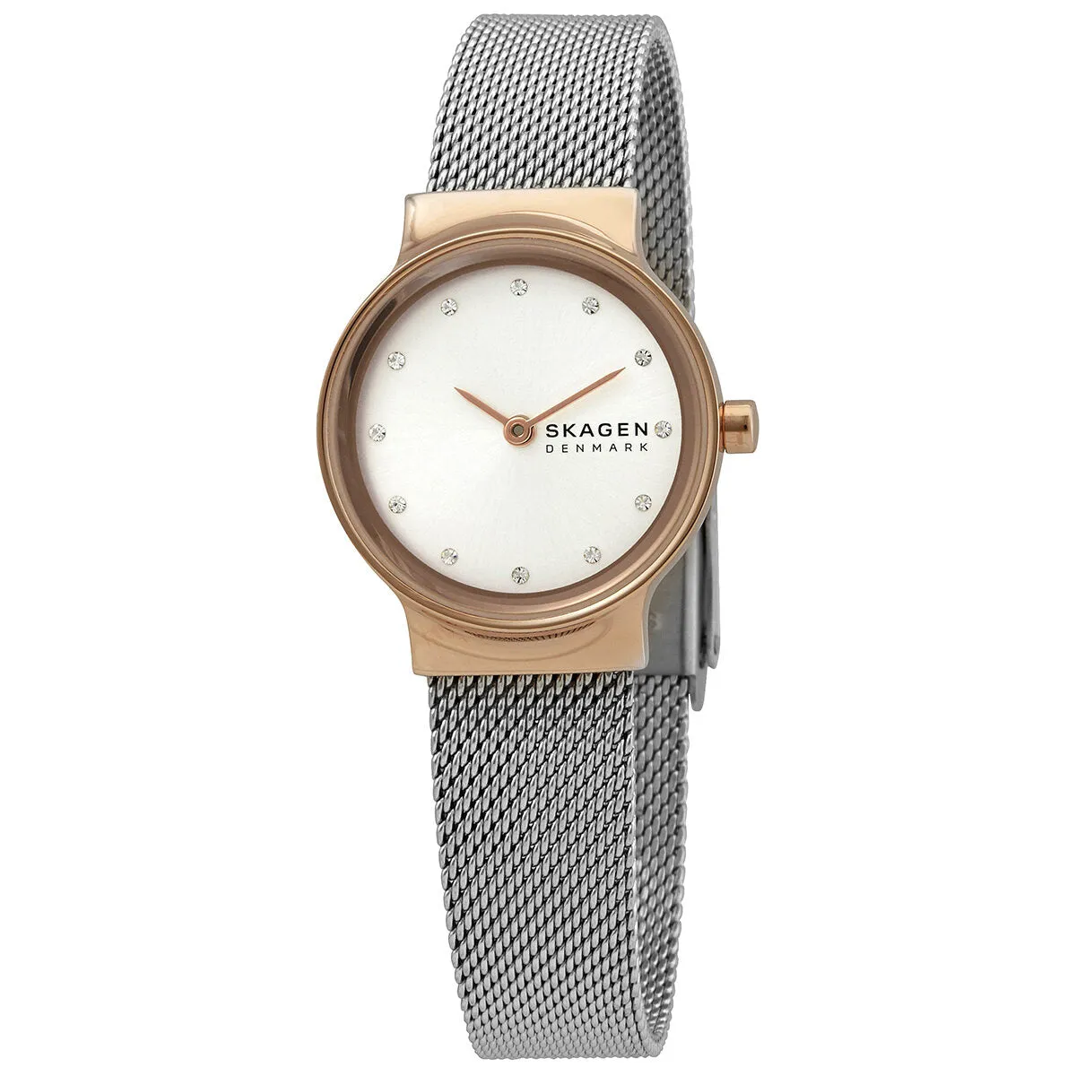 Skagen Freja Quartz Crystal Silver Dial Ladies Watch SKW2716