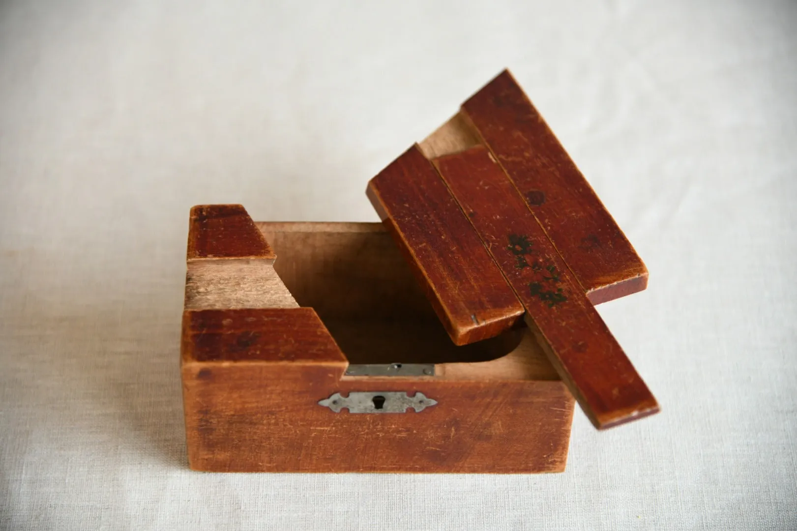 Small Wooden Money Box