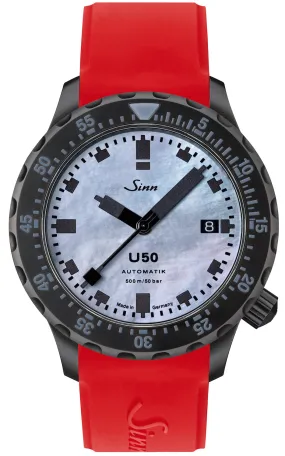 SN Watch U5 S Mother of Pearl S Silicone Red Limited Edition