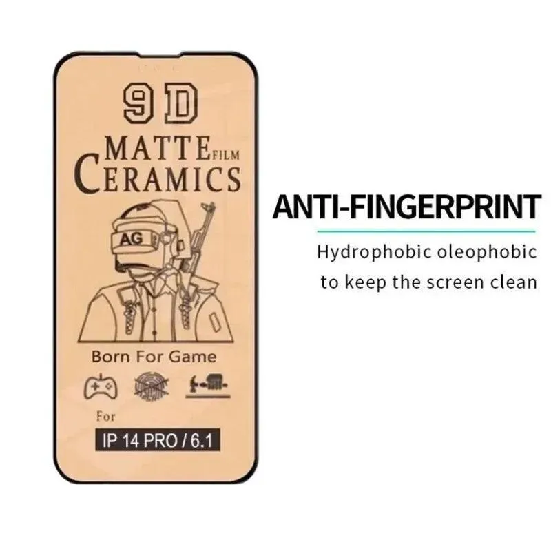 Soft Matte Ceramic iPhone Screen Protectors: Ultimate 4-Piece Pack