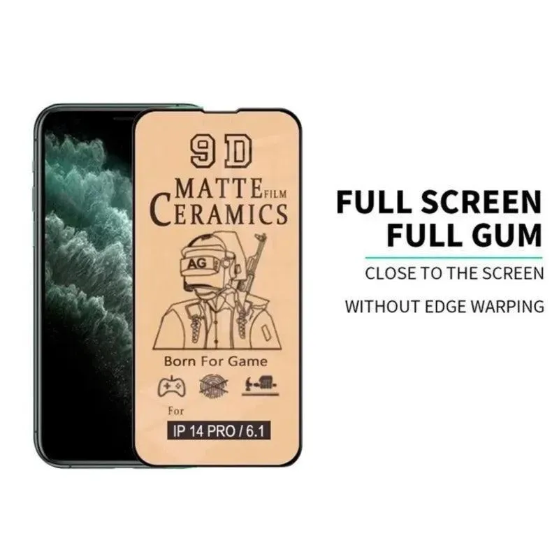 Soft Matte Ceramic iPhone Screen Protectors: Ultimate 4-Piece Pack