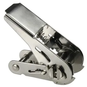 Stainless Steel Type 304 Thumb Ratchet for 1" Webbing | 1,500 lbs. BS