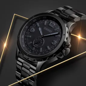 Steel Belt Quartz Men's Waterproof Watch - GlamzLife