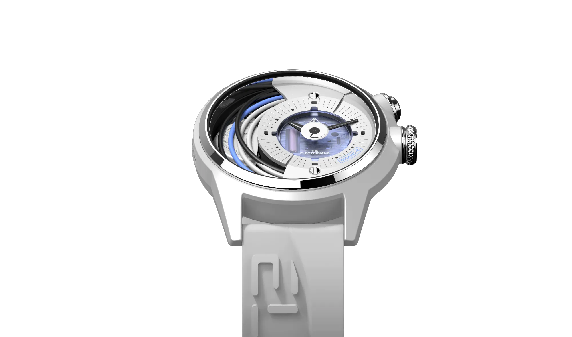 The ELECTRICIANZ Bionic Z 42mm White Rubber