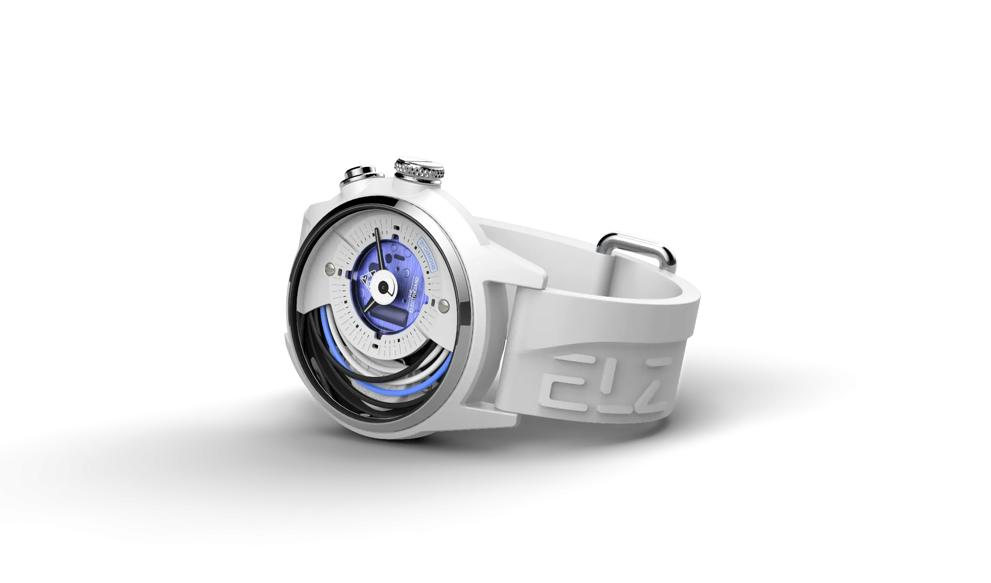 The ELECTRICIANZ Bionic Z 42mm White Rubber