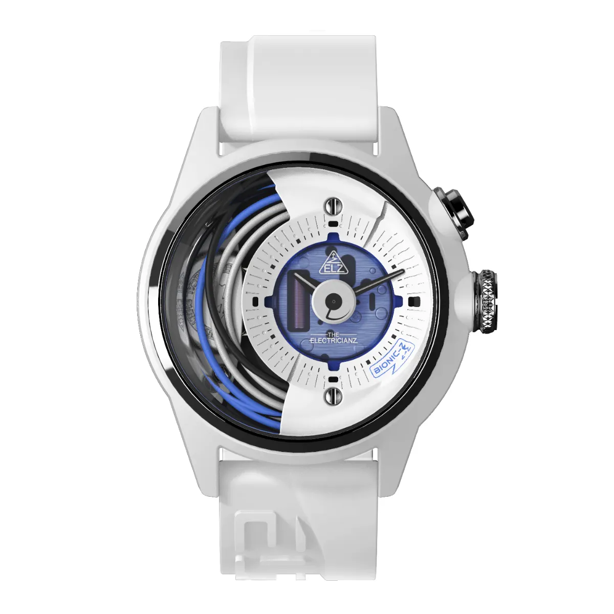 The ELECTRICIANZ Bionic Z 42mm White Rubber