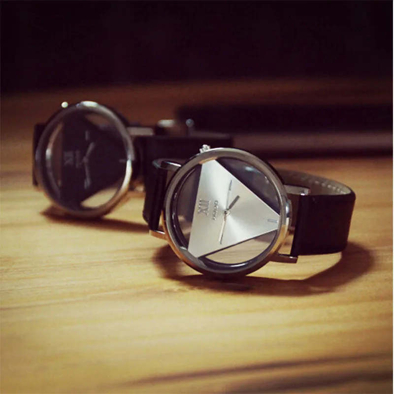 Triangle Dial Women Watches Fashion Lady Dress Quartz Wristwatches