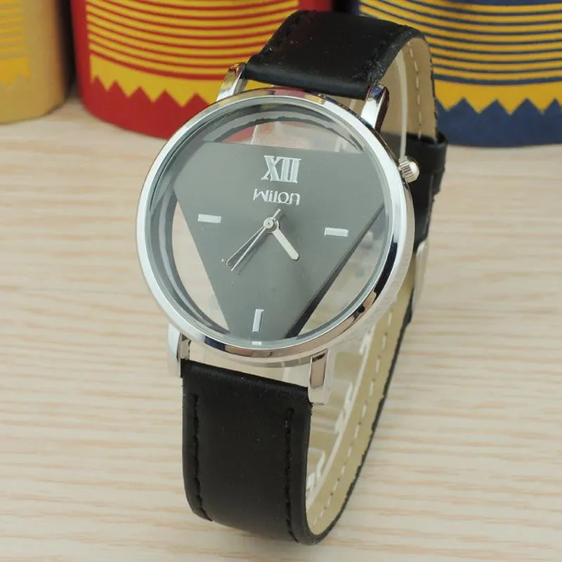 Triangle Dial Women Watches Fashion Lady Dress Quartz Wristwatches