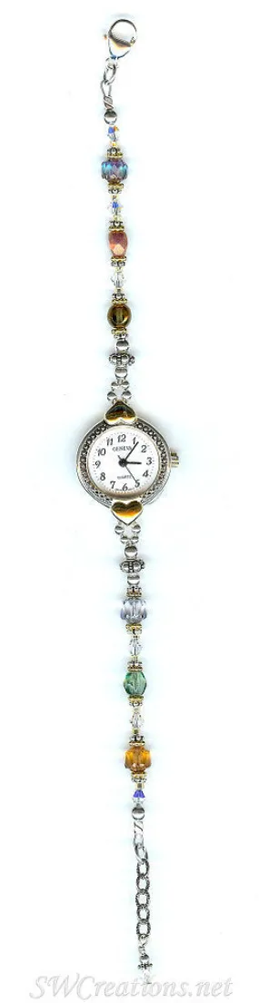 Tricromia 'Three Color' Medley Crystal Watch