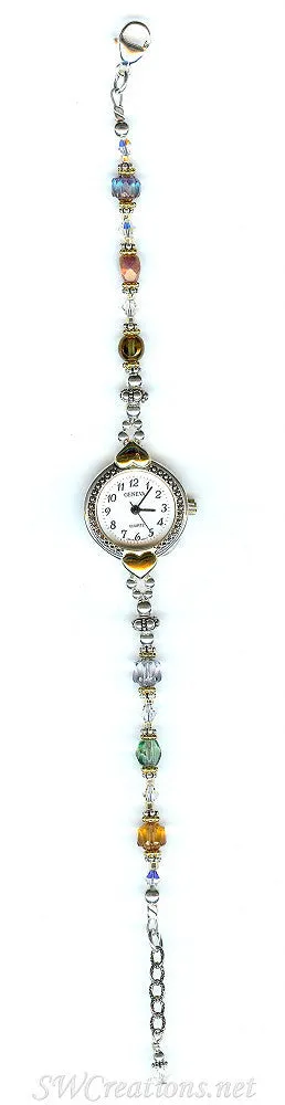 Tricromia 'Three Color' Medley Crystal Watch