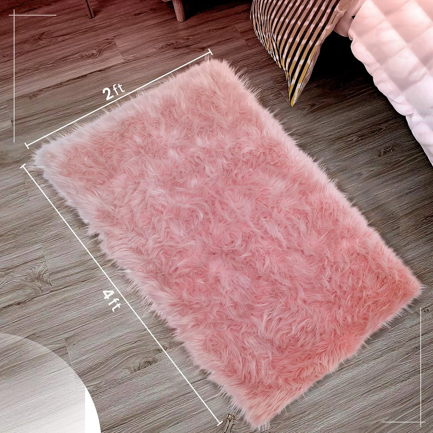 Ultra Soft Faux Fur Sheepskin Rug