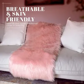 Ultra Soft Faux Fur Sheepskin Rug