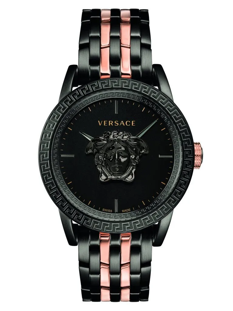 Versace Palazzo Empire Quartz Black Dial Men's Watch VERD00618