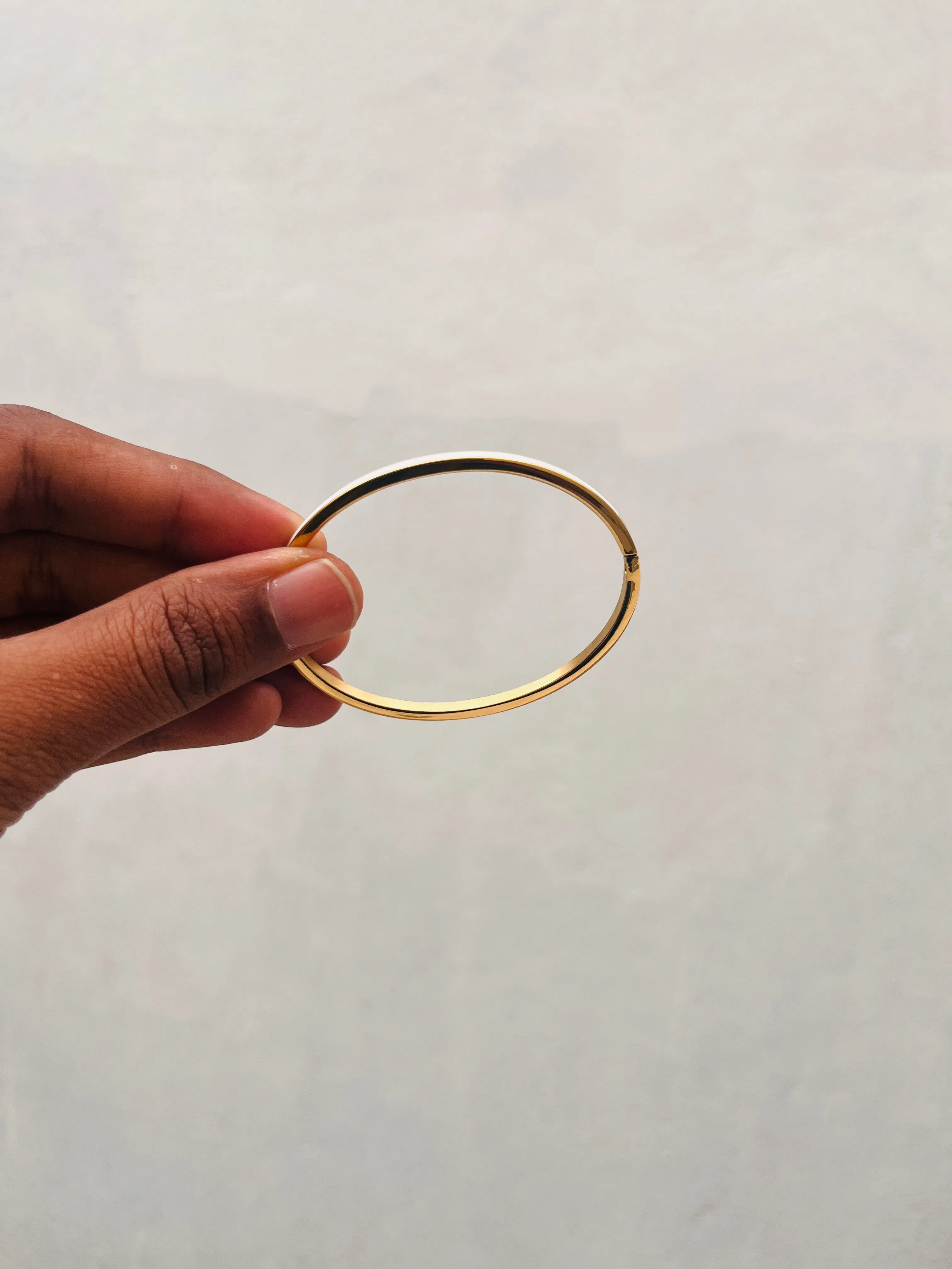 White enamel Bracelet