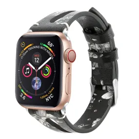 With a scaled-down open leather strapfor iwatch W24KAW81139